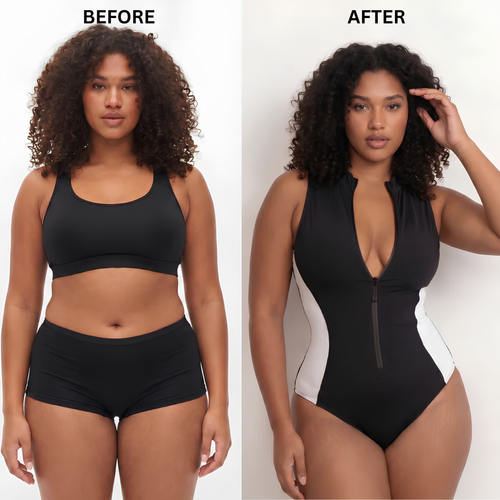 Sculpting Swimsuit with Bust Support